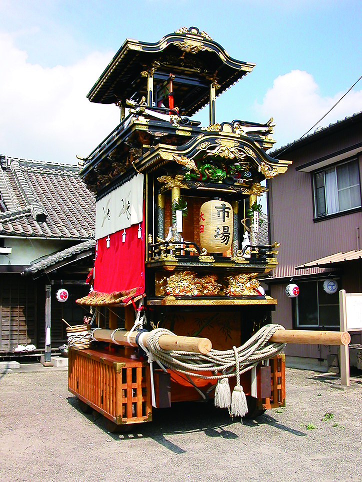 市場組山車