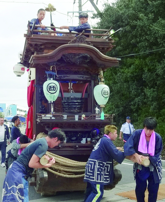 鳥西山車