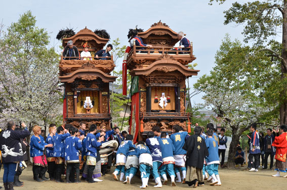 岩滑新田地區祭典