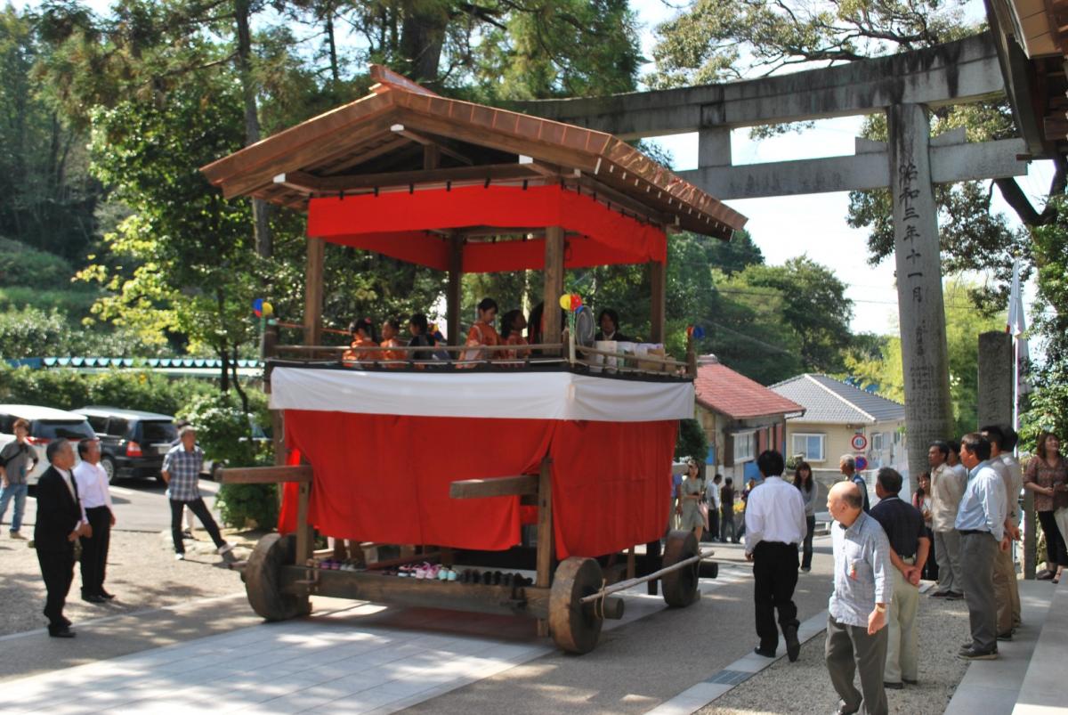 大縣神社例祭(大縣神社例年大祭　稚兒山獻奉)