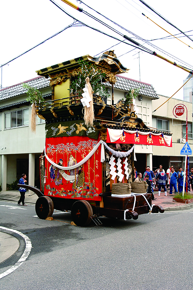 挙母神社の山車　竹生町