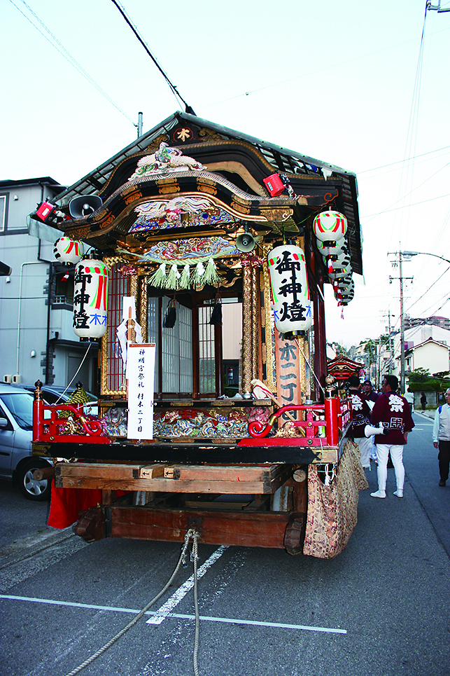 材木二丁目山車